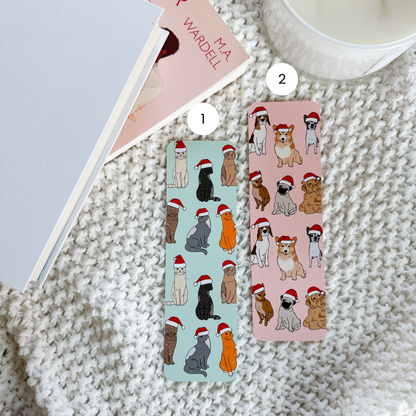 Christmas Fur Babies Bookmarks