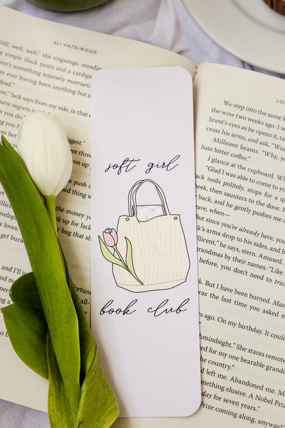 Soft Girl Book Club Bookmark