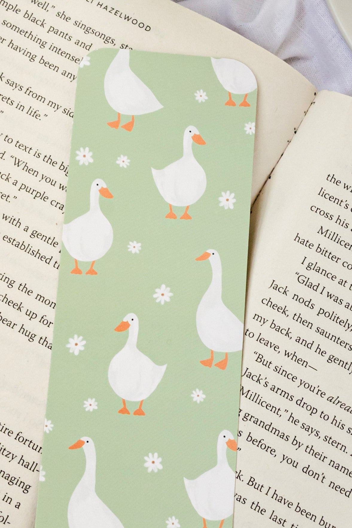 Duck & Daisies Bookmark