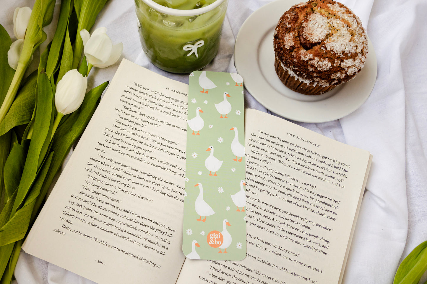 Duck & Daisies Bookmark