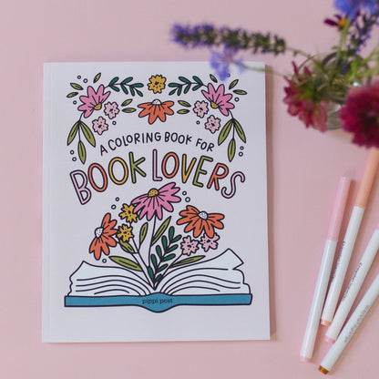 Book Lover's Coloring Book