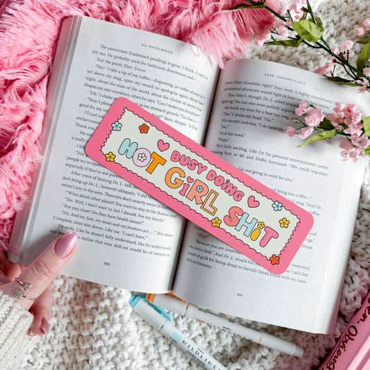 Busy Hot Girl Bookmark