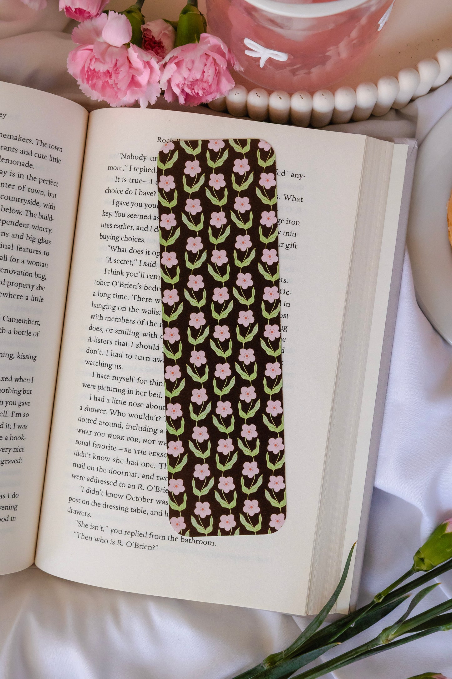 Mocha Bloom Bookmark