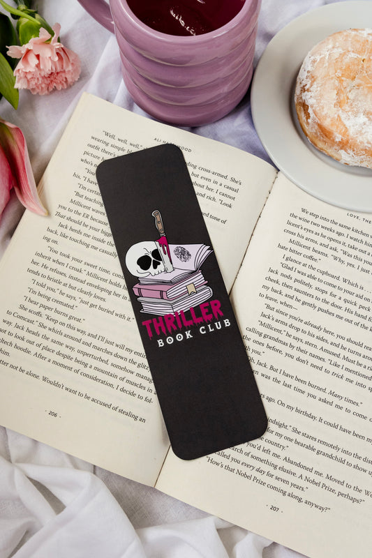 Thriller Book Club Bookmark