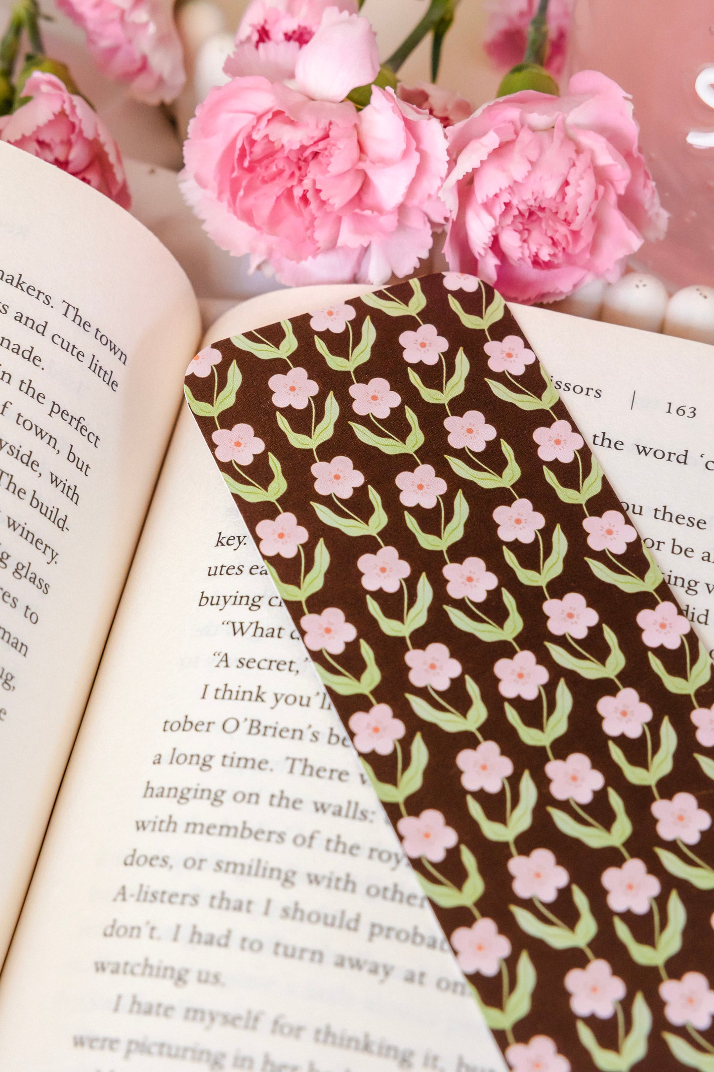 Mocha Bloom Bookmark