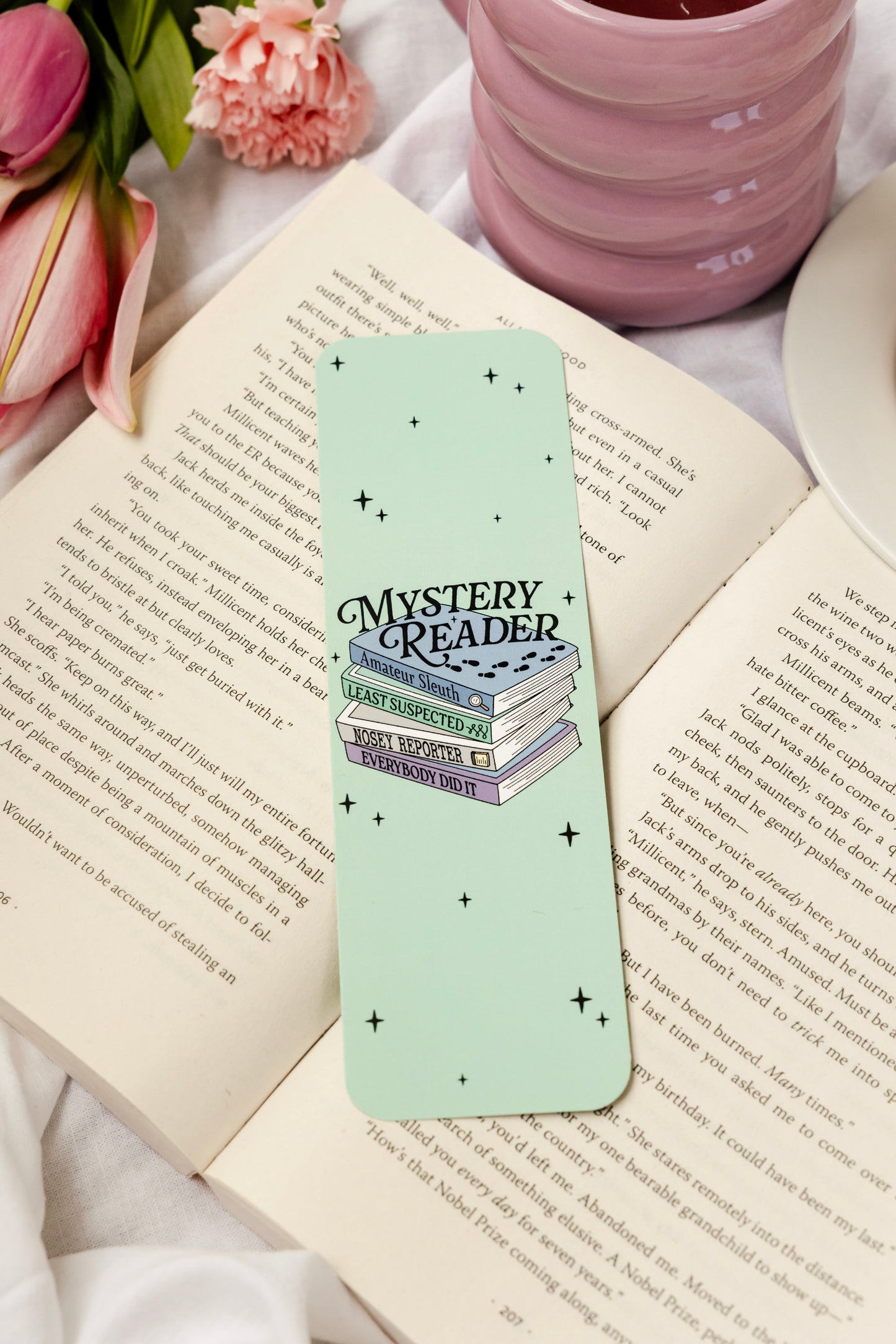 Mystery Reader Bookmark