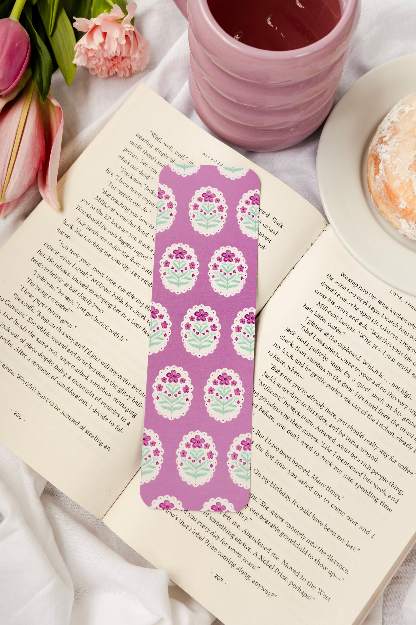 Purple Bloom Bookmark