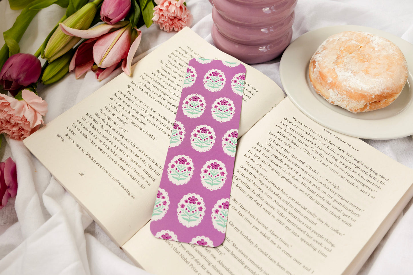 Purple Bloom Bookmark