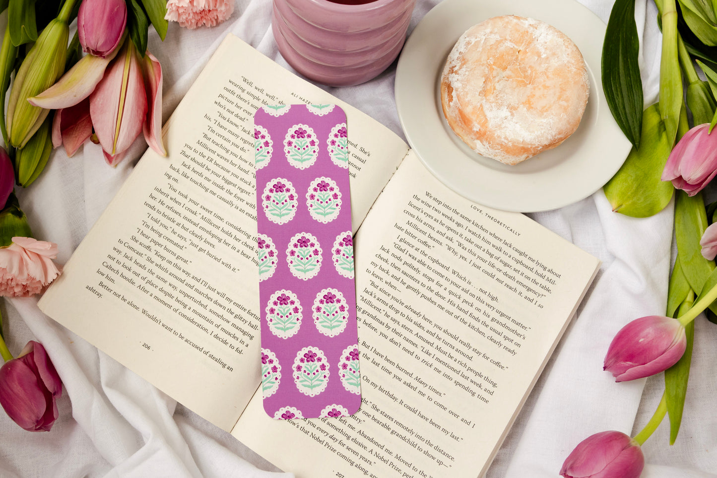 Purple Bloom Bookmark
