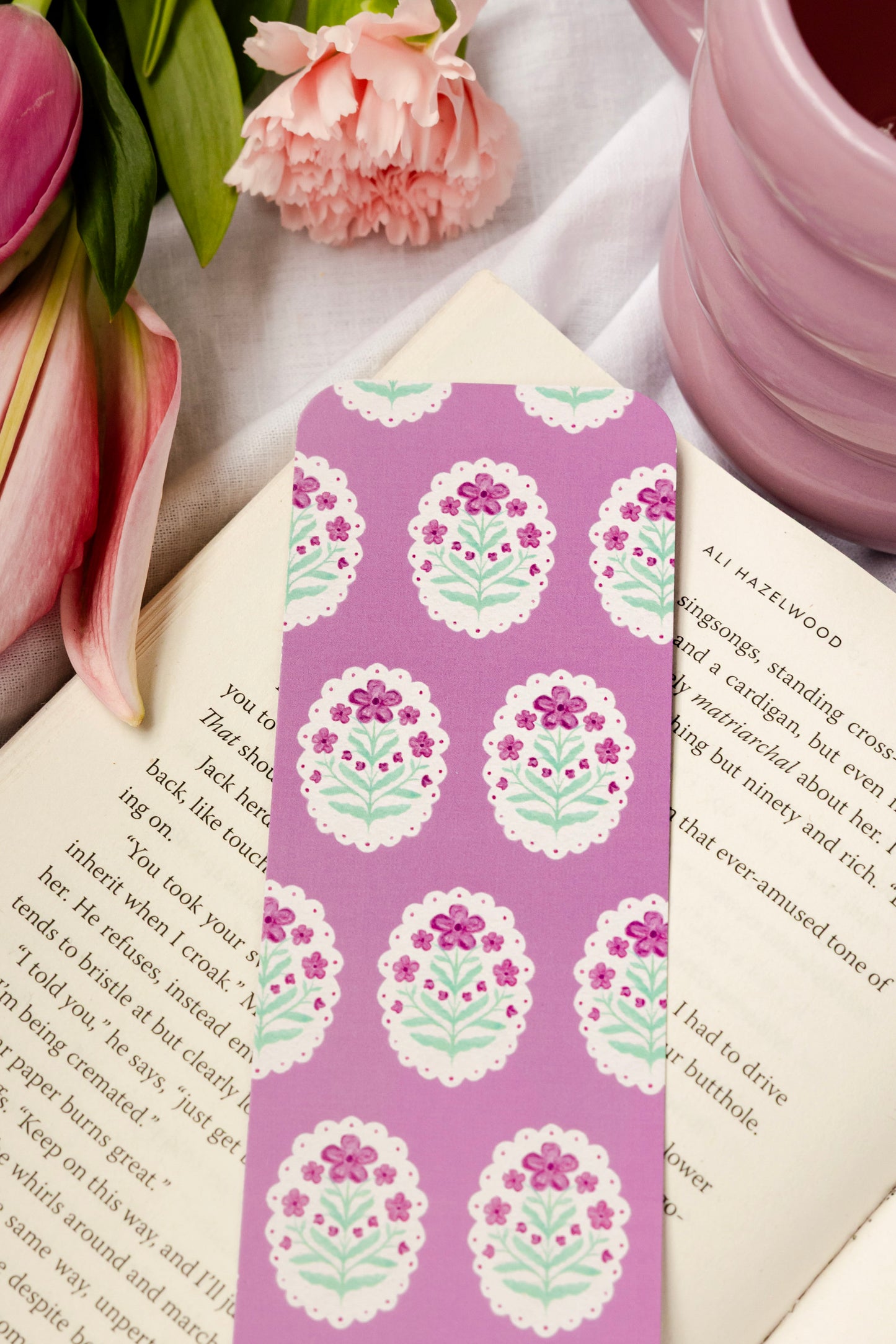 Purple Bloom Bookmark