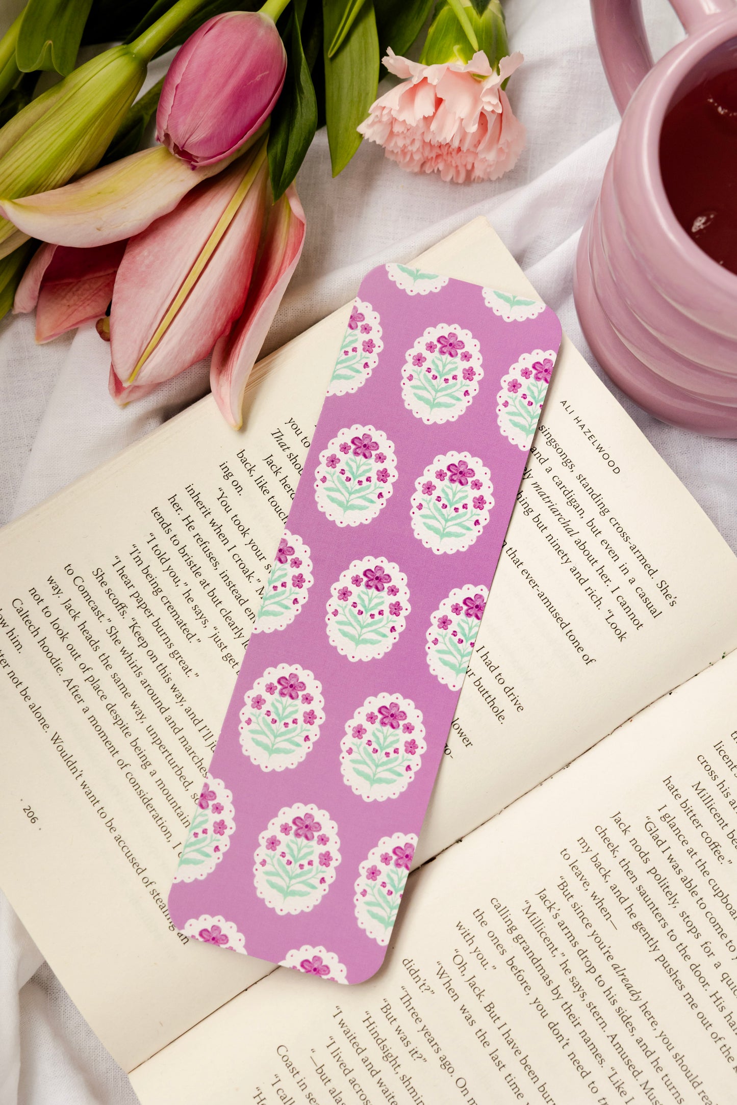 Purple Bloom Bookmark