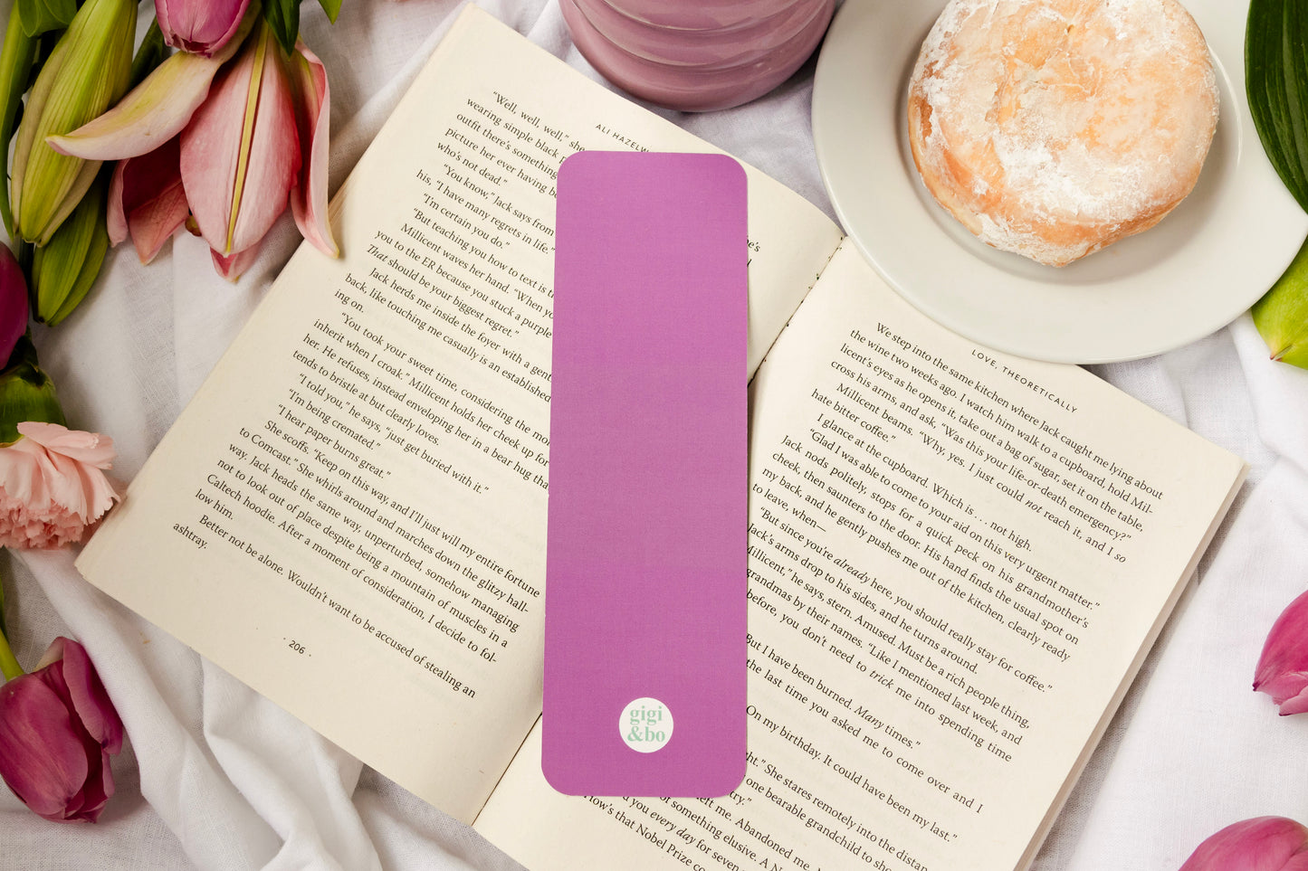 Purple Bloom Bookmark