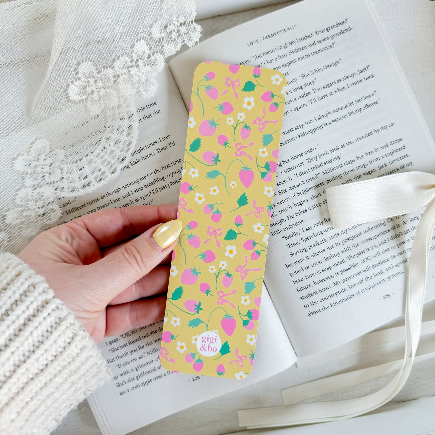 Strawberry Bliss Bookmark