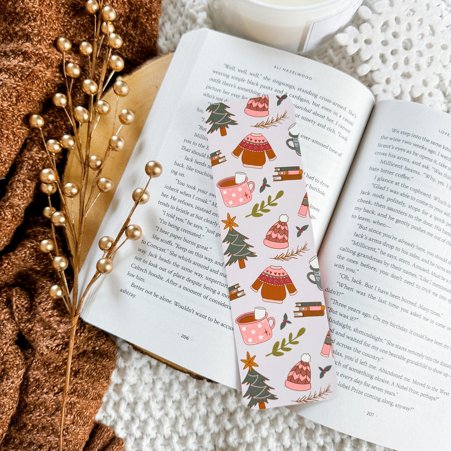 Cozy Holidays Bookmark