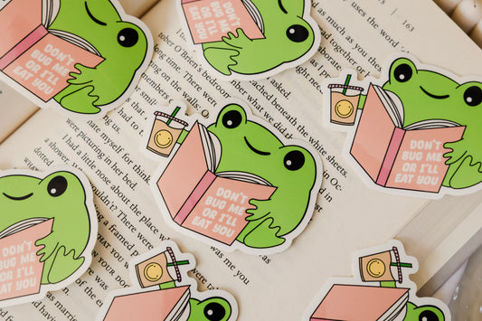 Don't Bug Me Sticker