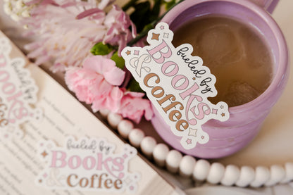 Fueled by Books & Coffee Sticker