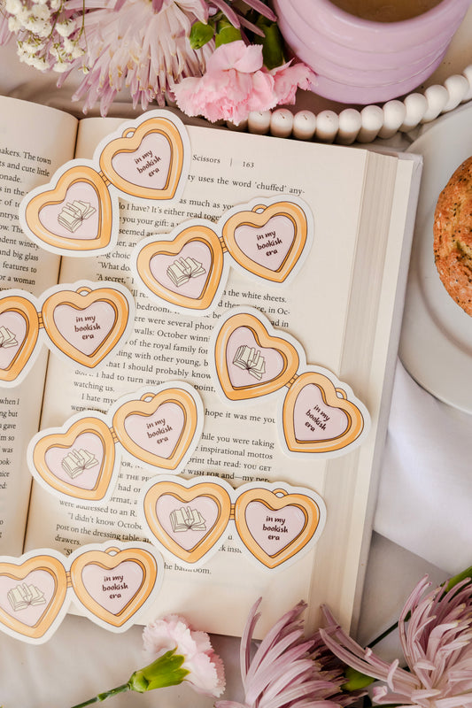 Bookish Locket Sticker