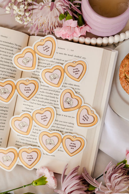 Bookish Locket Sticker