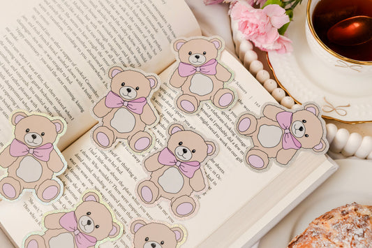 Coquette Teddy Sticker