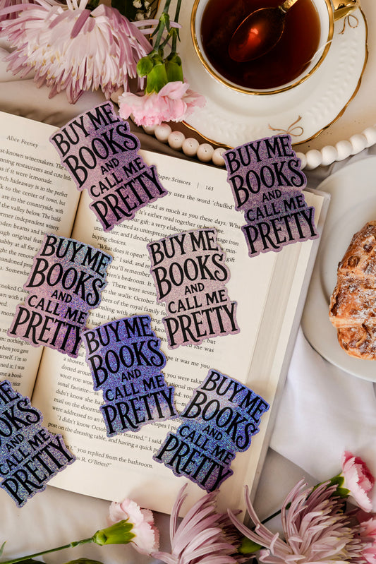 Buy Me Books Sticker