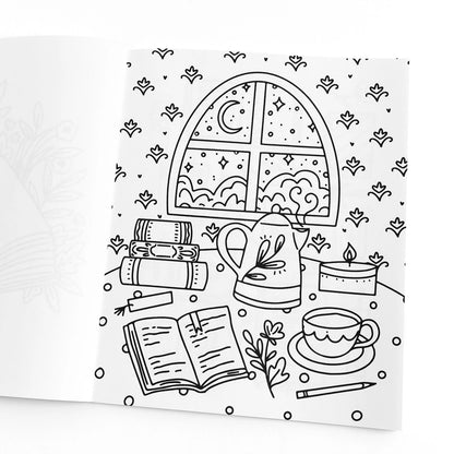 Book Lover's Coloring Book