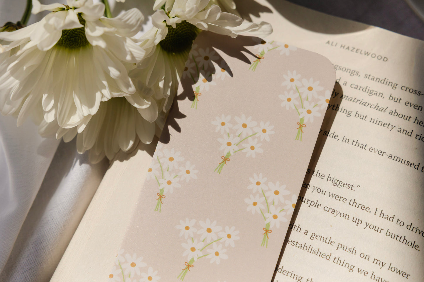 Michele's Daisies Bookmark