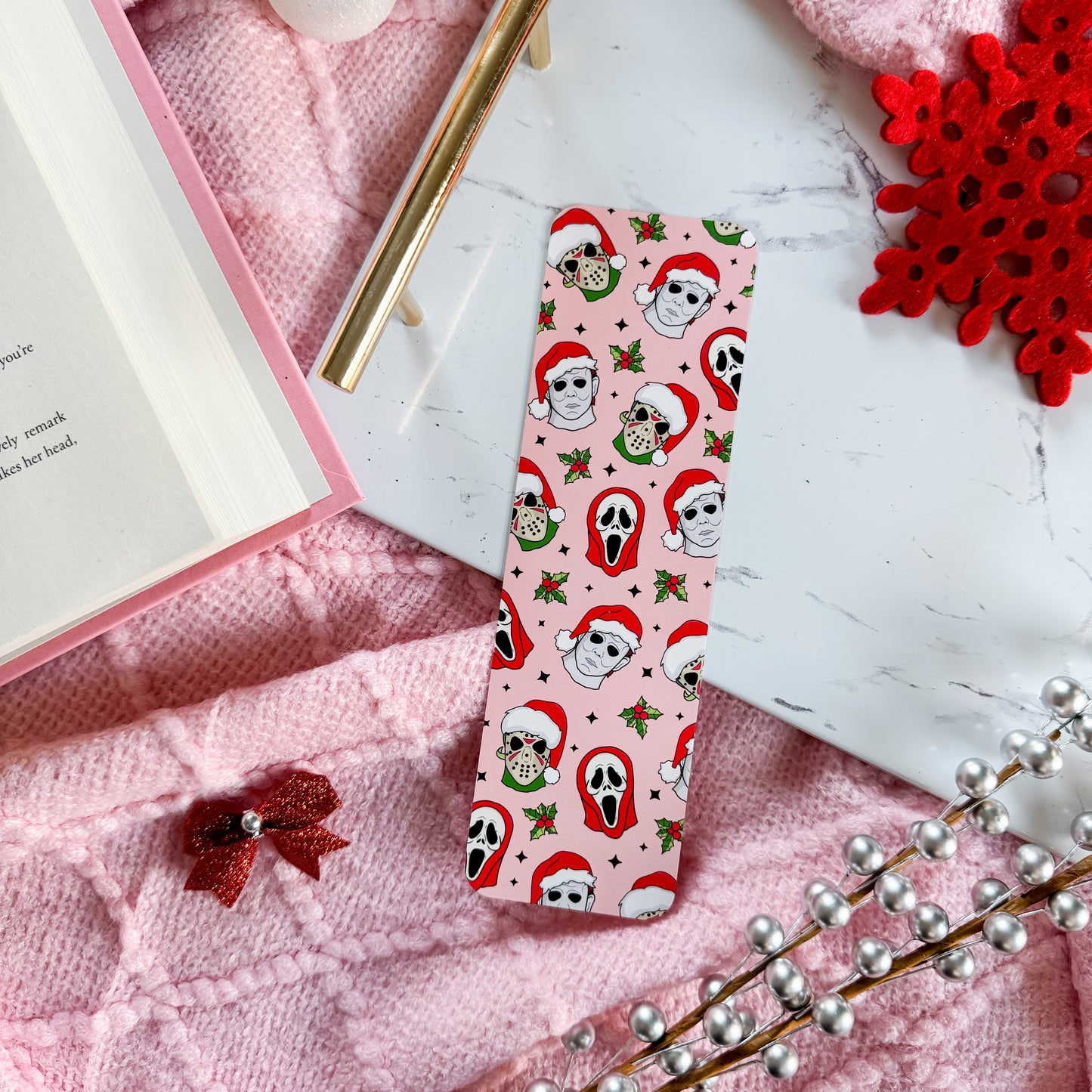 Christmas Slashers Bookmark