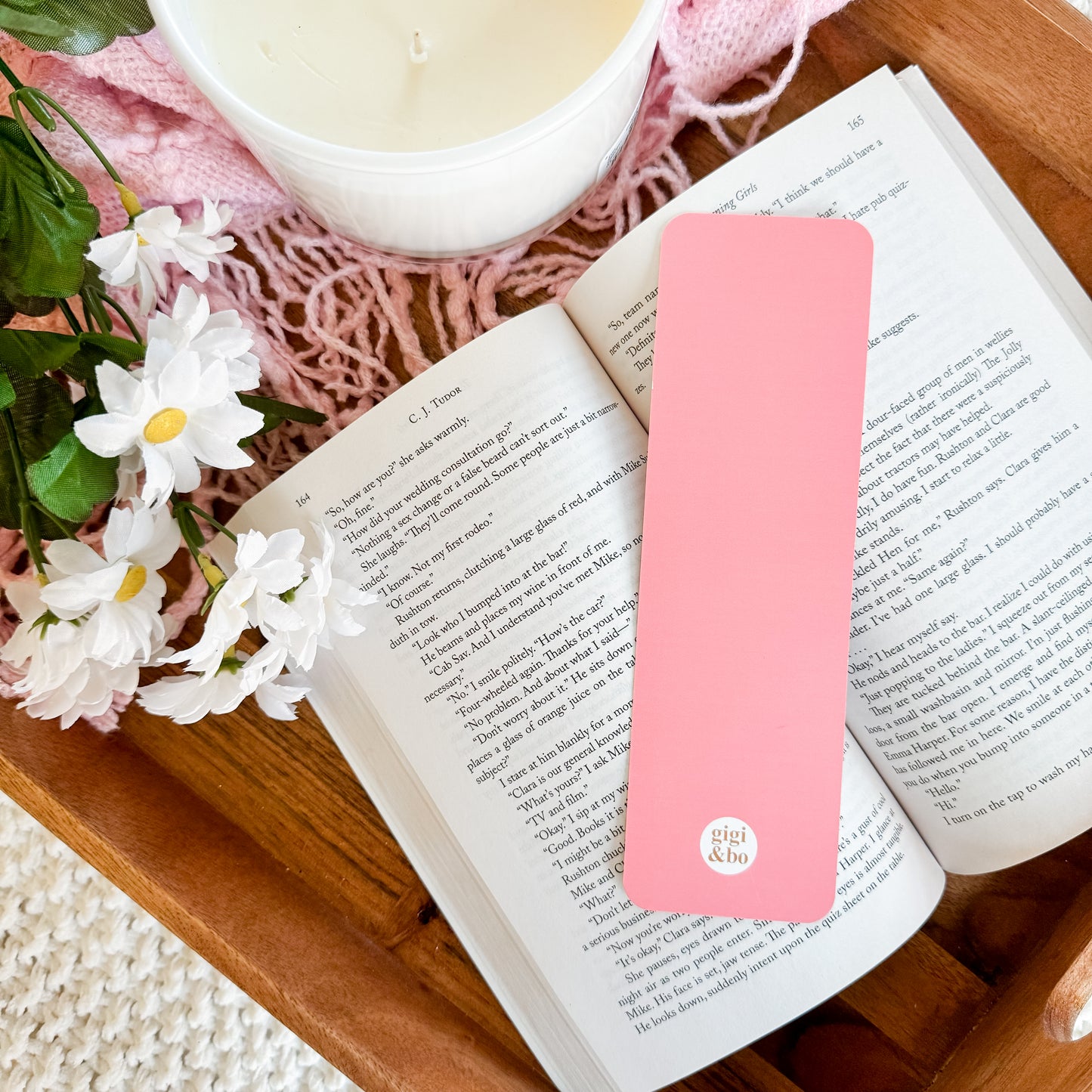 Iced Coffee & Books Bookmark