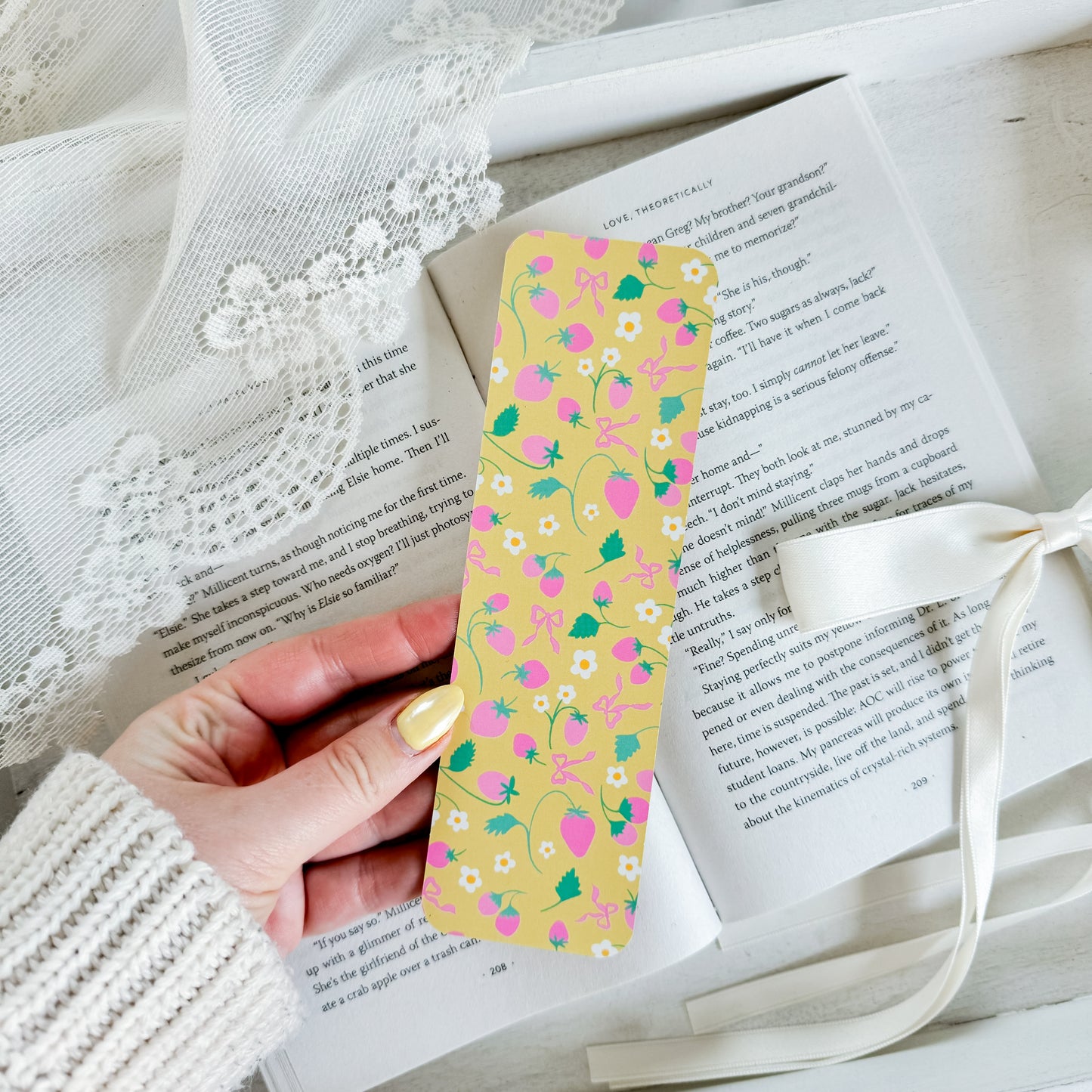 Strawberry Bliss Bookmark