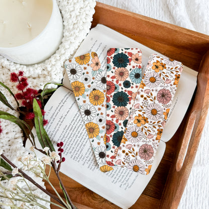 Fall Florals Bookmarks