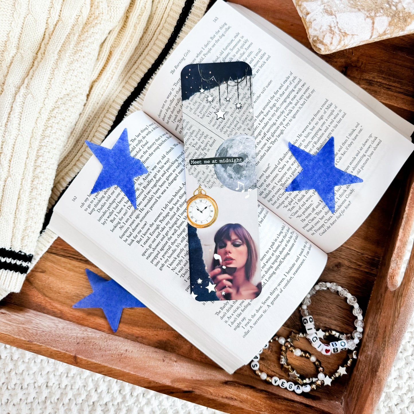 Midnight Collage Bookmark