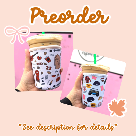 Fall Coffee Koozies *PREORDER*