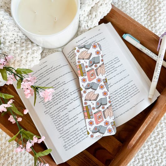 Reading In Spring Bookmark