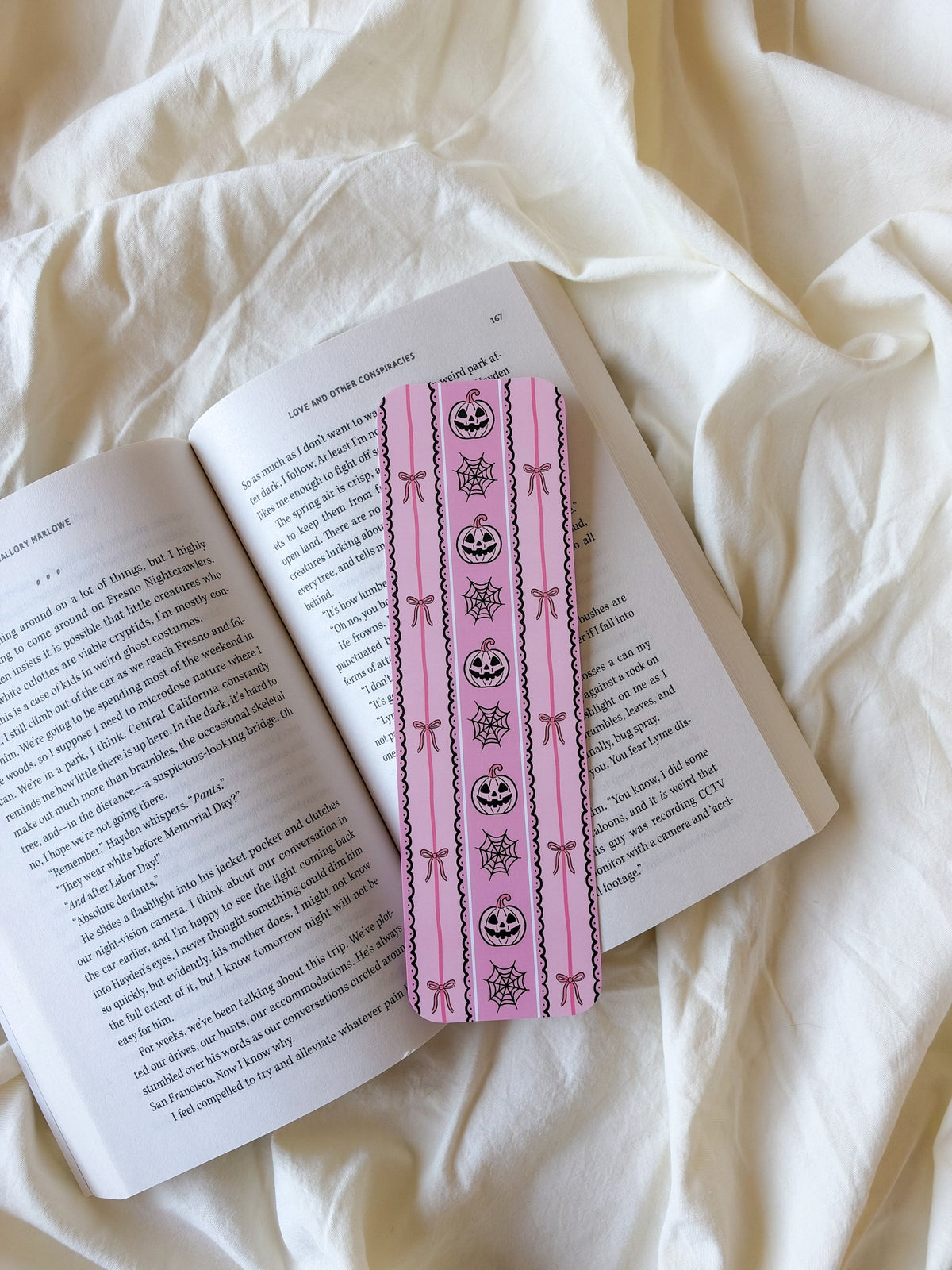 Pretty in Pumpkin Bookmark