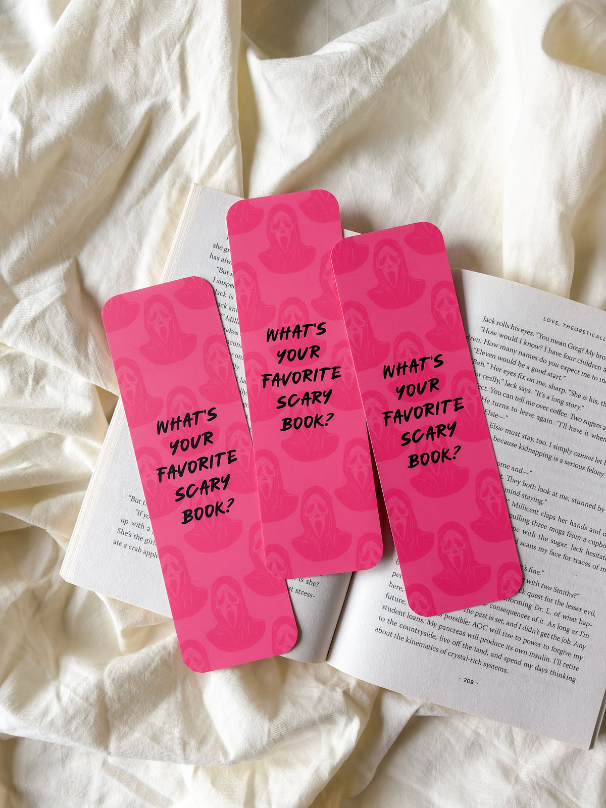 Scary Book Bookmark