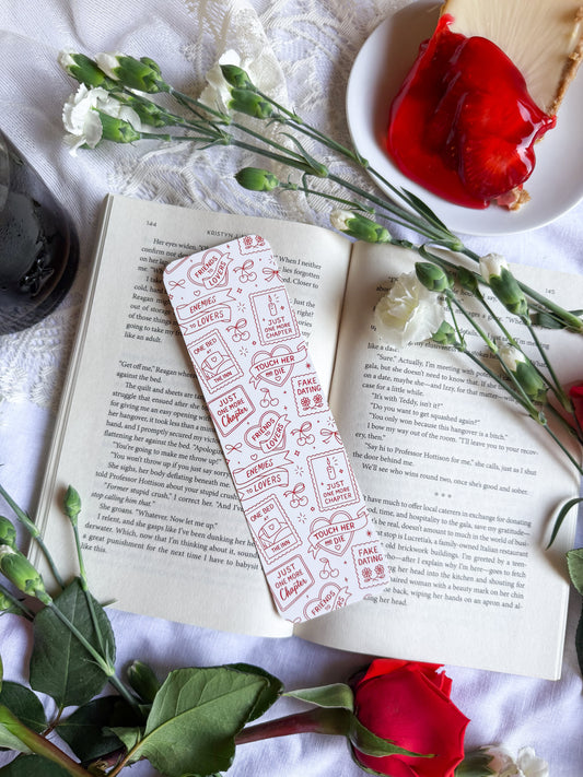 Romance Tropes Bookmark