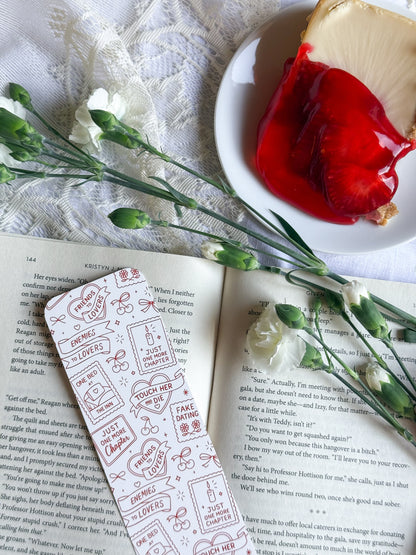 Romance Tropes Bookmark