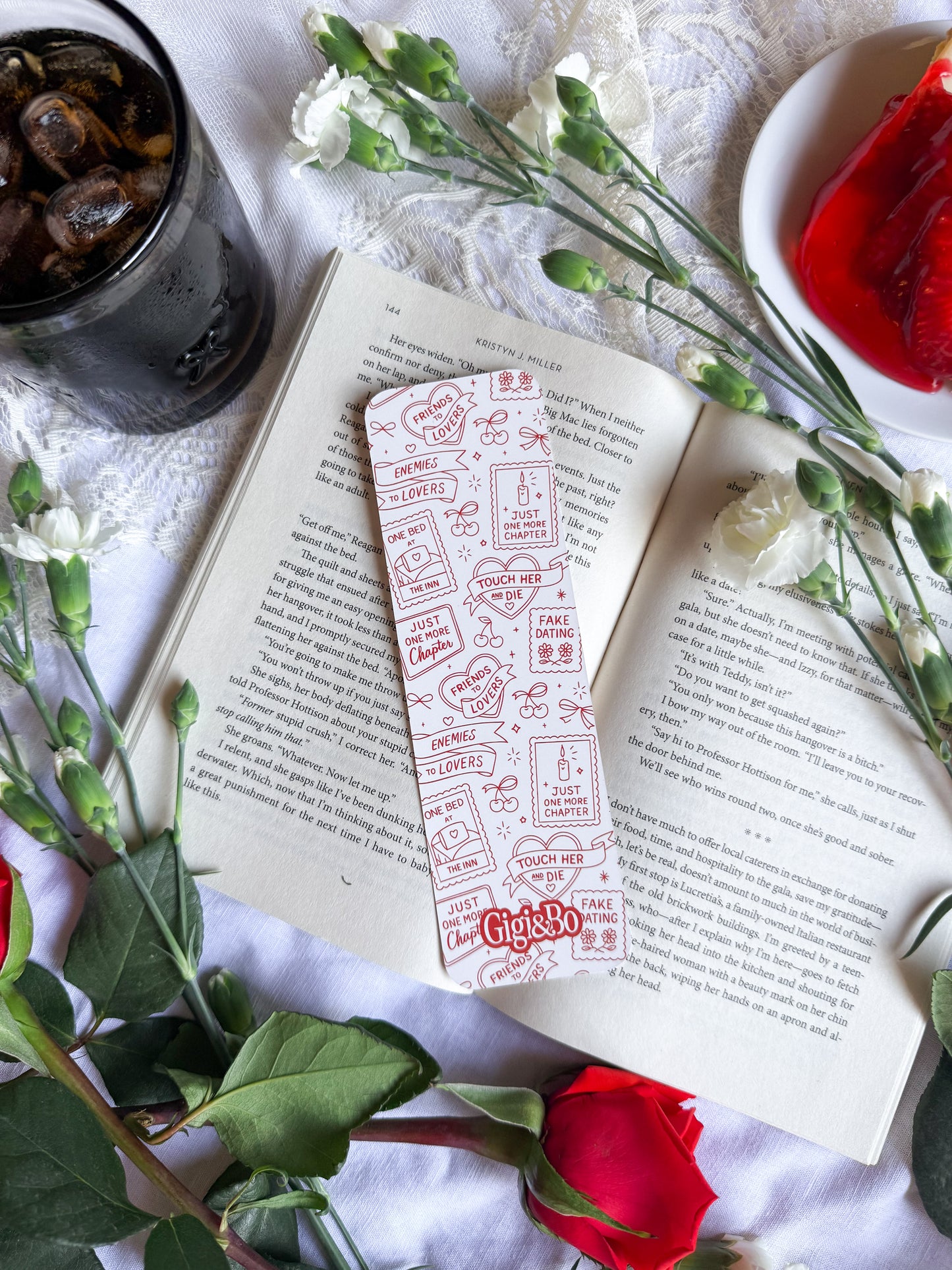 Romance Tropes Bookmark