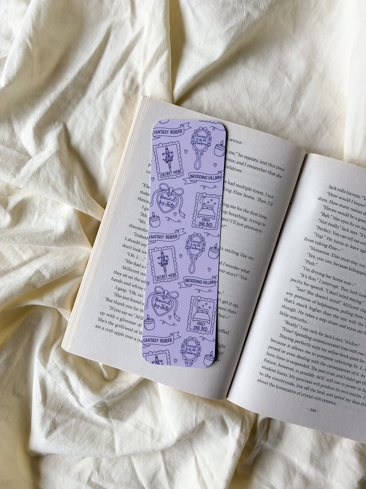 Romantasy Tropes Bookmark