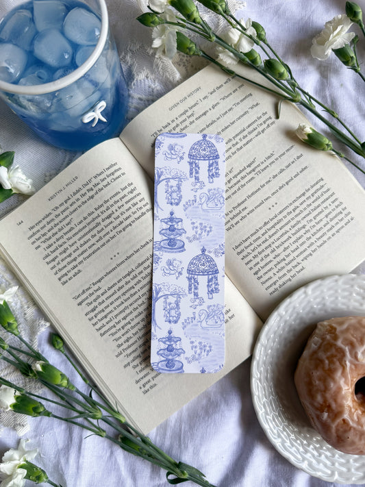 Teddy Bear Toile Bookmark