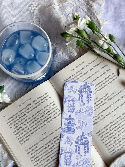 Teddy Bear Toile Bookmark