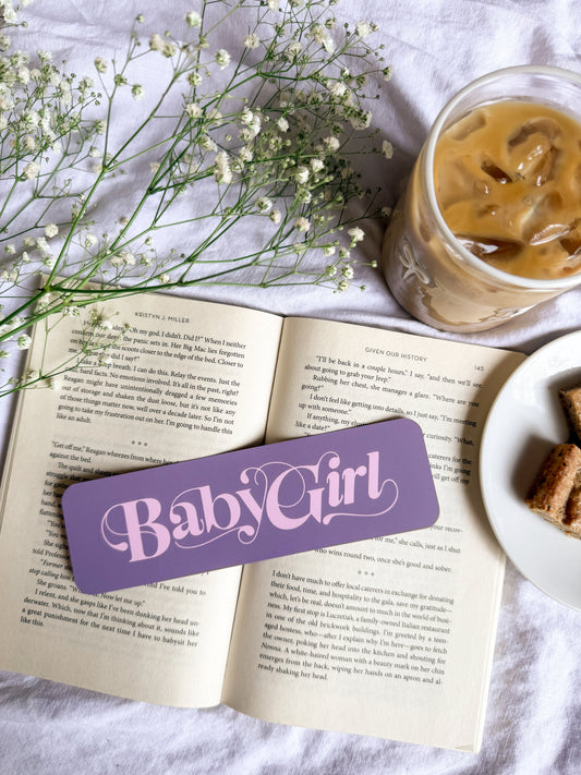 Baby Girl Bookmark