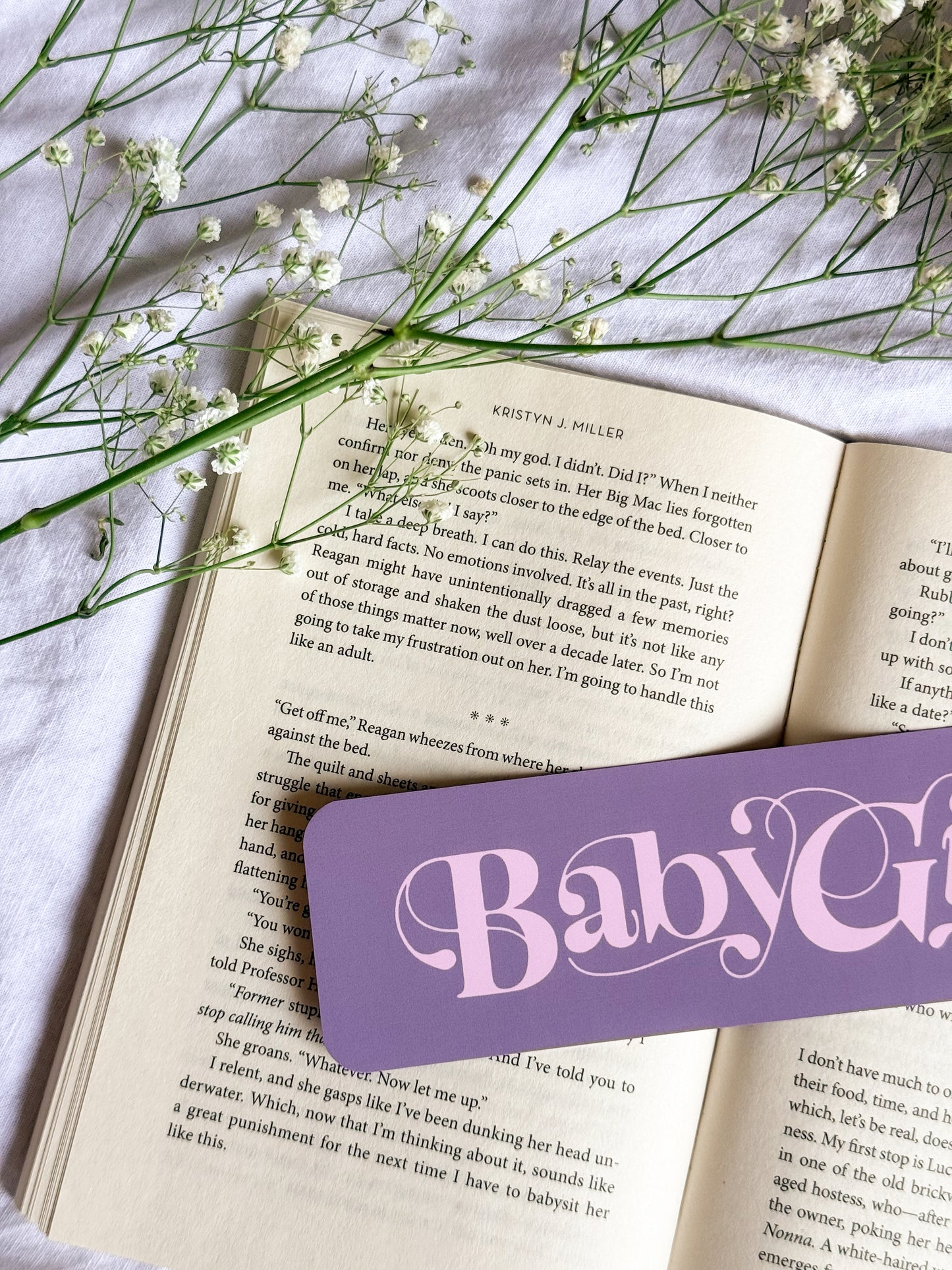 Baby Girl Bookmark