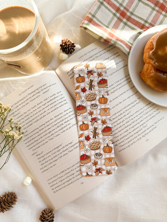 Fall Picnic Bookmark