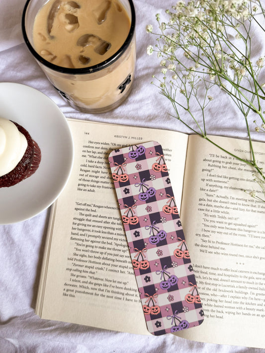 Cherry Scary Bookmark