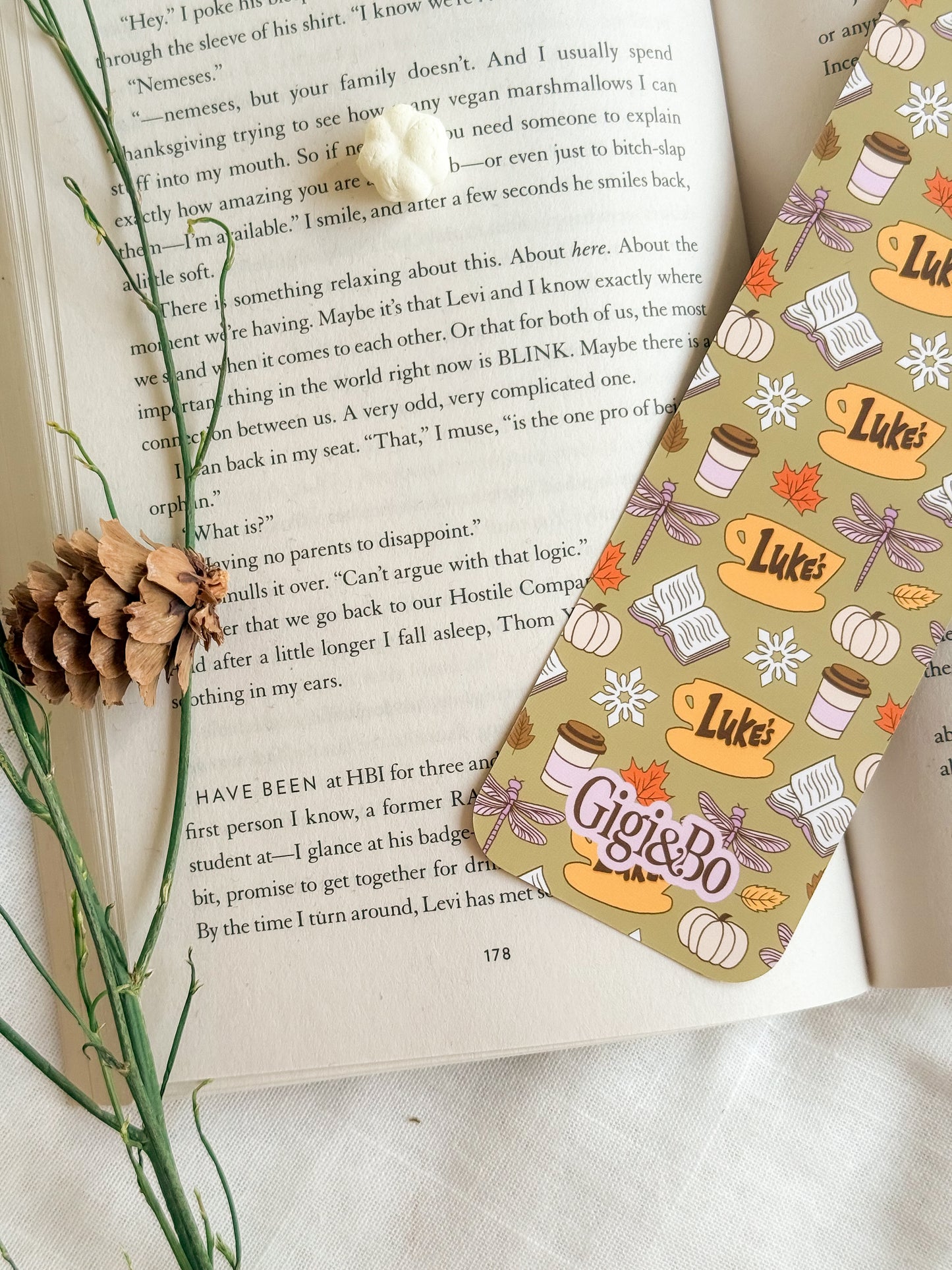 Reading at Luke's Bookmark