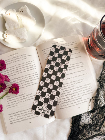 Checkered Webs Bookmark