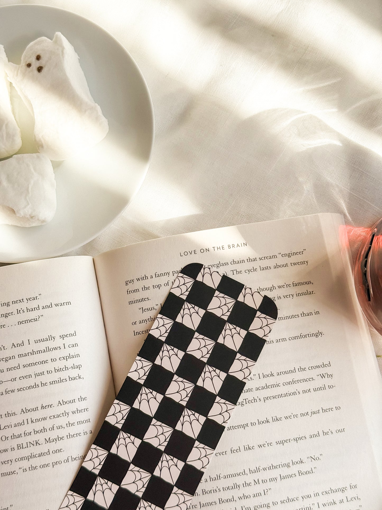 Checkered Webs Bookmark