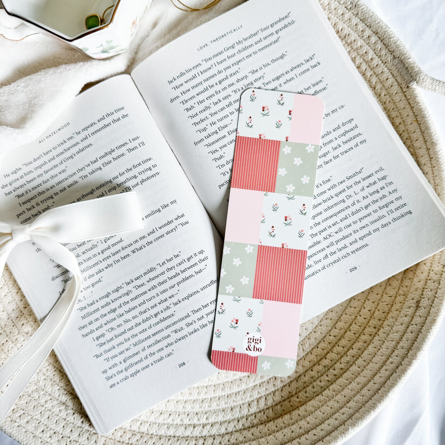 Spring Patchwork Bookmark