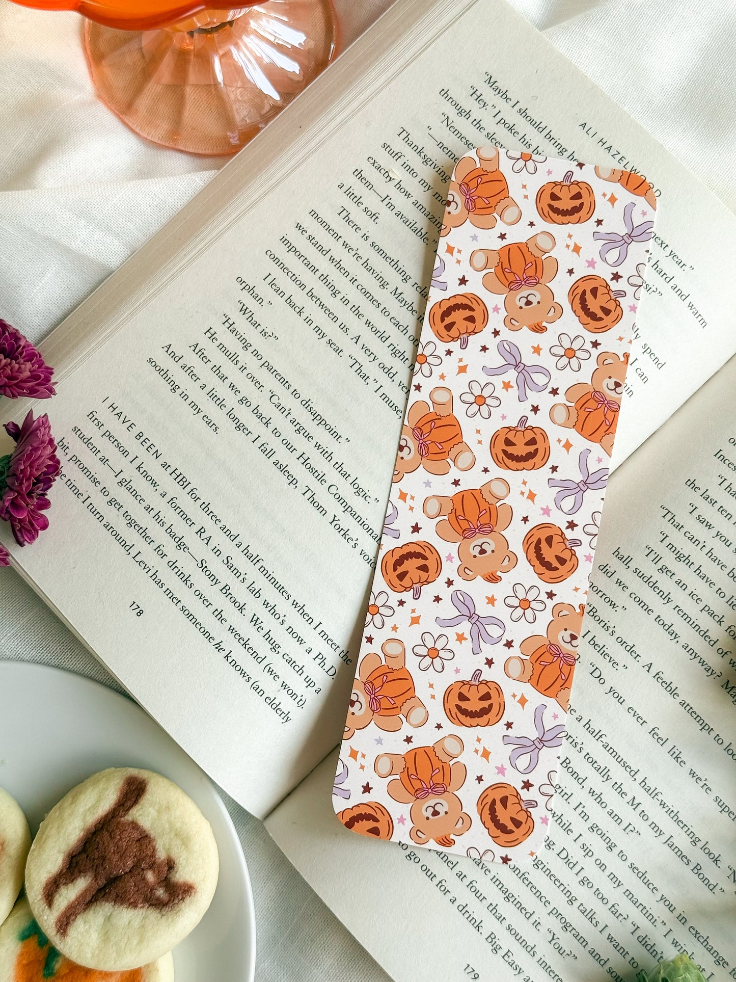 Jack-o'-Teddy Bookmark